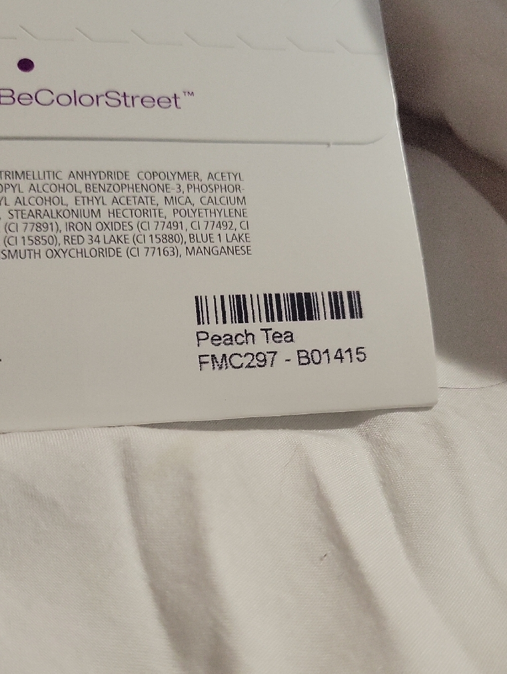 Color Street Peach Tea Nail Polish Strips - Picture 6 of 6
